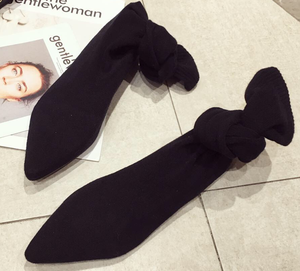 AIYKAZYSDL 2024 秋 キトゥン ローヒール ア - Boot Sock Slouchy のレビューと価格