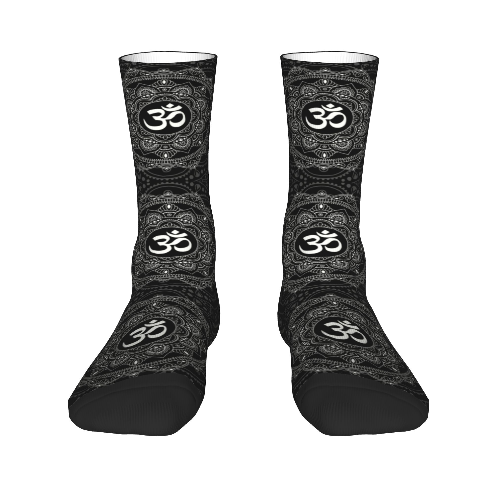カスタムオムマンダラドレスソックス男性用女性用暖かいファッシ - Dress Sock Men のレビューと価格