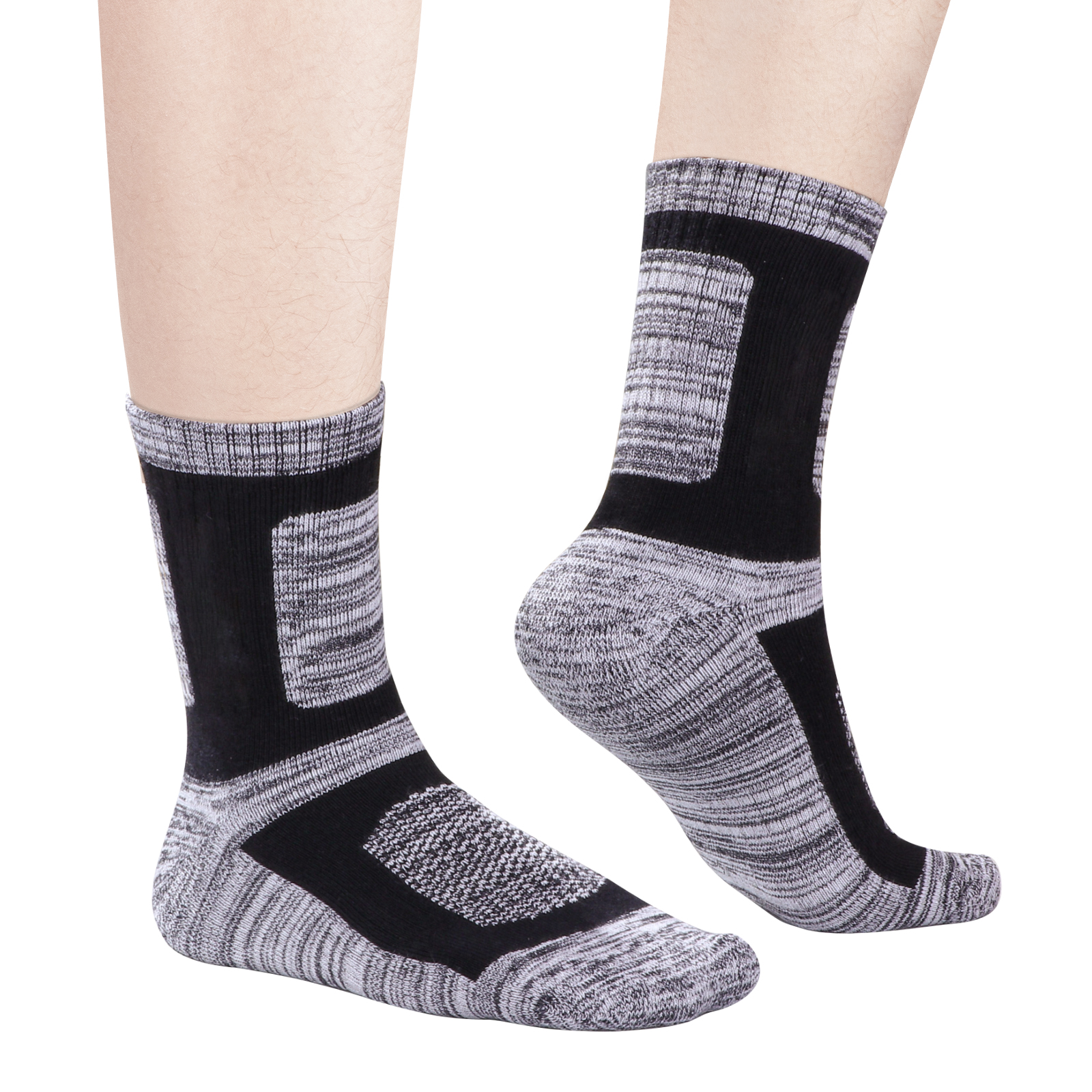 YUEDGE メンズ 吸湿発散性クッション付きクルーアスレチ - Cotton Crew Sock Pack のレビューと価格