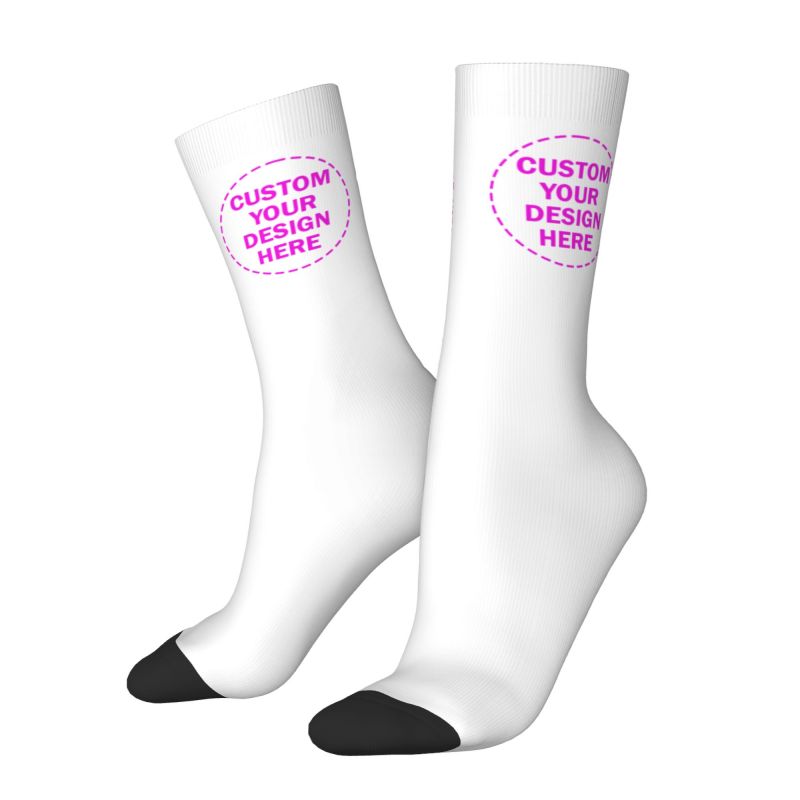 パーソナライズ カスタム写真ロゴテキスト メンズ レディース - Dress Sock Men のレビューと価格