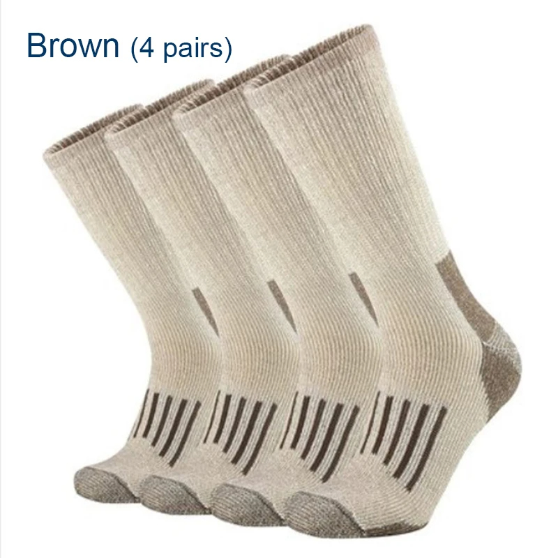 80% ウール靴下厚み暖かいハイキングクッションクルーソック - Wool Hiking Sock のレビューと価格