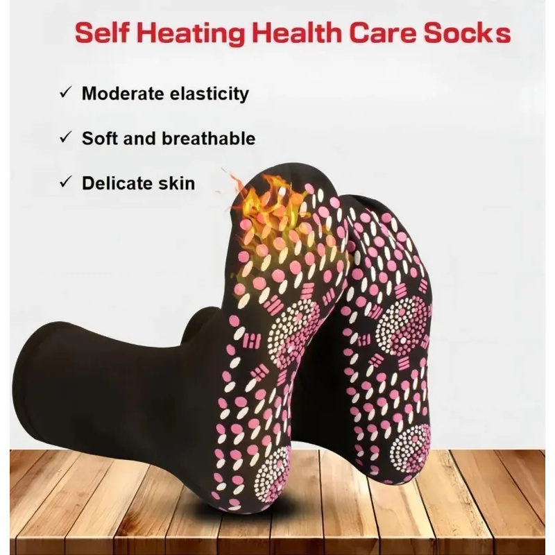 6/3/1 ペアトルマリン自己発熱靴下冬暖かい熱ヘルスケア靴 - Thermal Sock Winter のレビューと価格