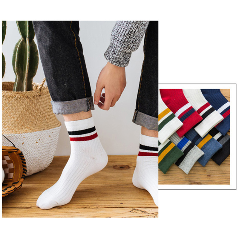 3ペア/パック綿メンズソックスファッション新カジュアル通気性 - Cotton Crew Sock Pack のレビューと価格