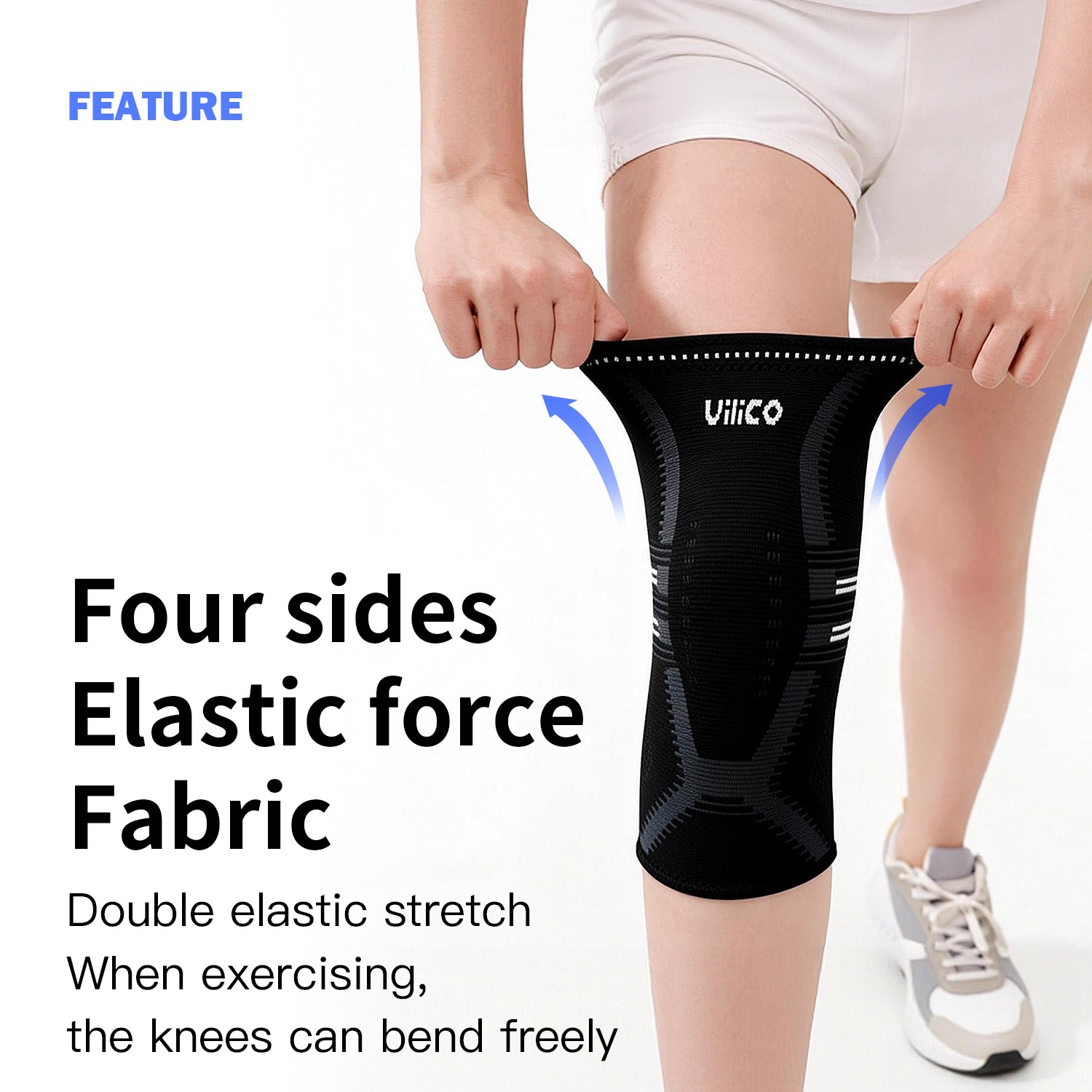 1個入り膝サポーター 男女兼用 - ランニング、ジム、スポー - Compression Sleeve Calf のレビューと価格
