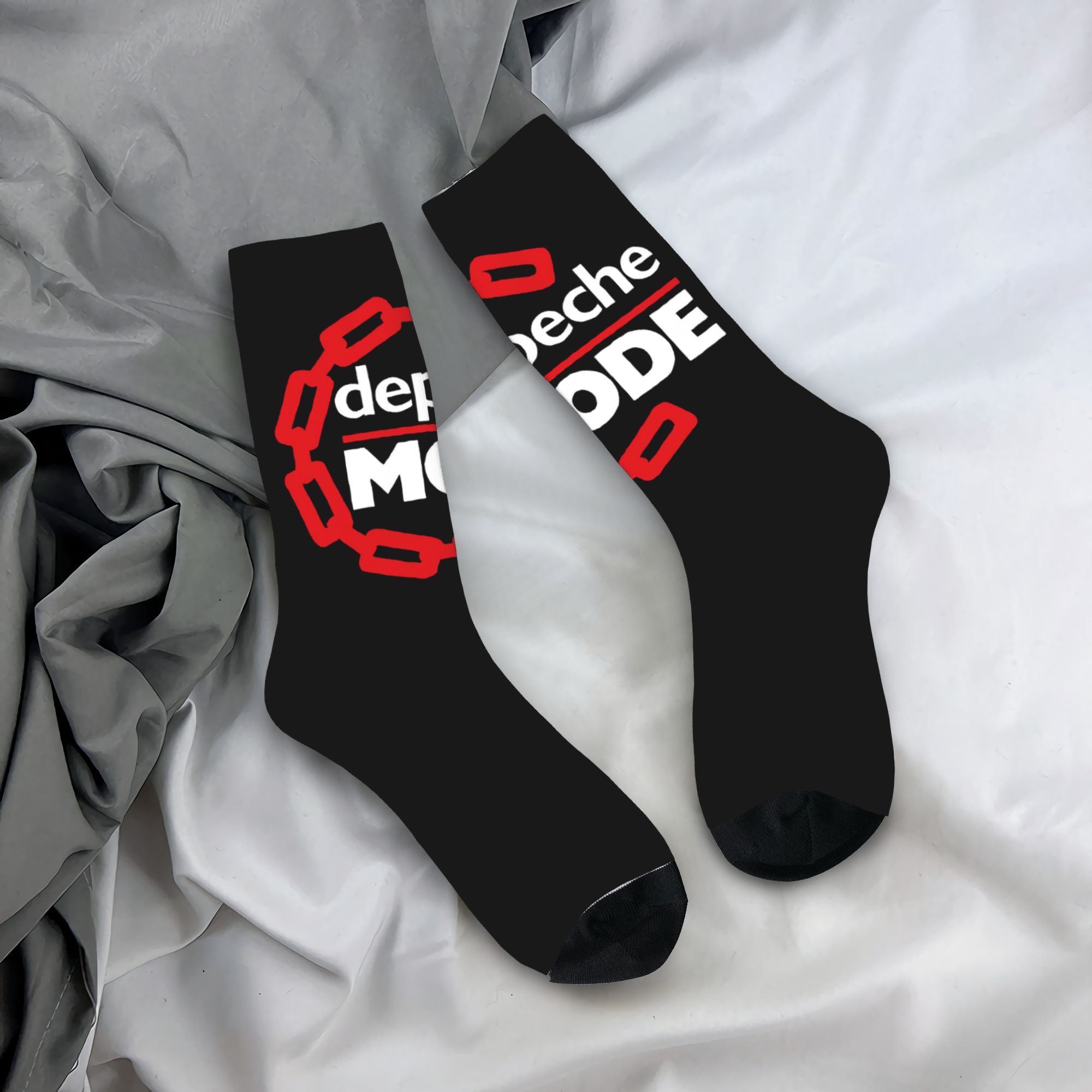 カスタムデペッシュクールモードエレクトロニックロックメンズク - Dress Sock Men のレビューと価格
