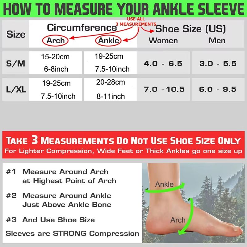 1 ペアスポーツ足首サポートブレース圧縮スリーブ足底筋膜炎靴 - Compression Sleeve Calf のレビューと価格