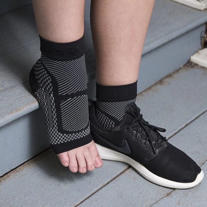 1 ペアスポーツ足首サポートブレース圧縮スリーブ足底筋膜炎靴 - Compression Sleeve Calf のレビューと価格