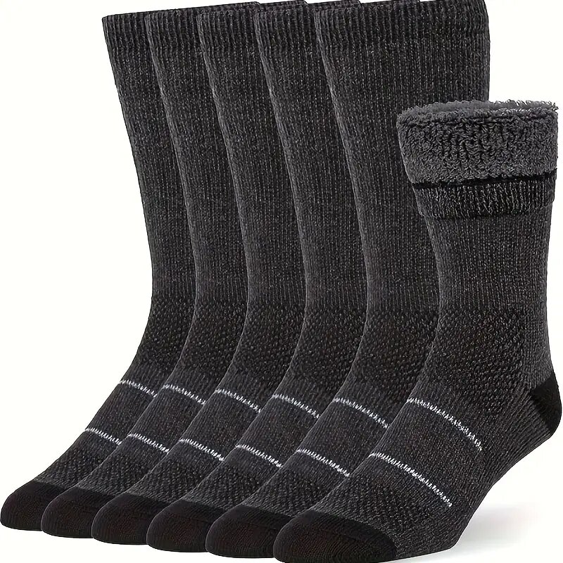 メリノハイキングソックス、冬用ブーツ用暖かいクルーソックス、 - Wool Hiking Sock のレビューと価格