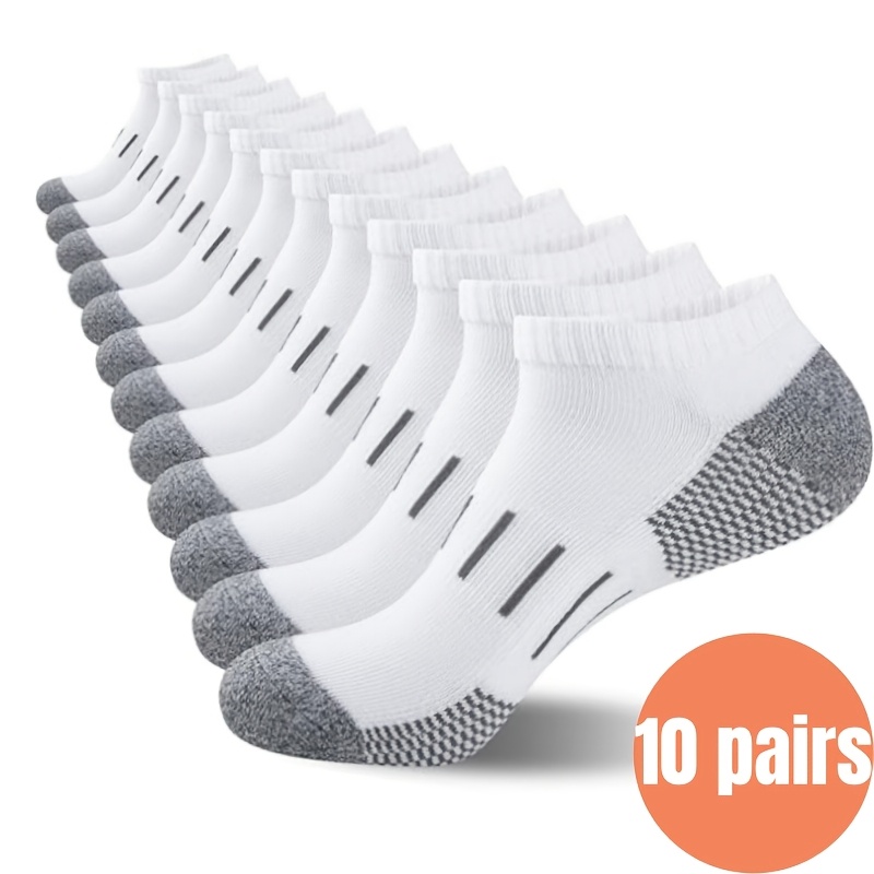 10足組 メンズアンクルソックス かかと通気性 スポーツショ - Ankle Sock Low Cut のレビューと価格