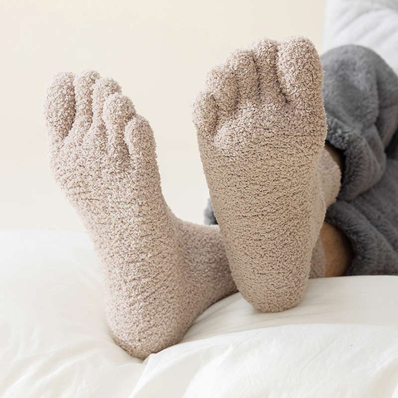 1/5足組 メンズ サーマル つま先ソックス 冬 厚手 保温 - Thermal Sock Winter のレビューと価格