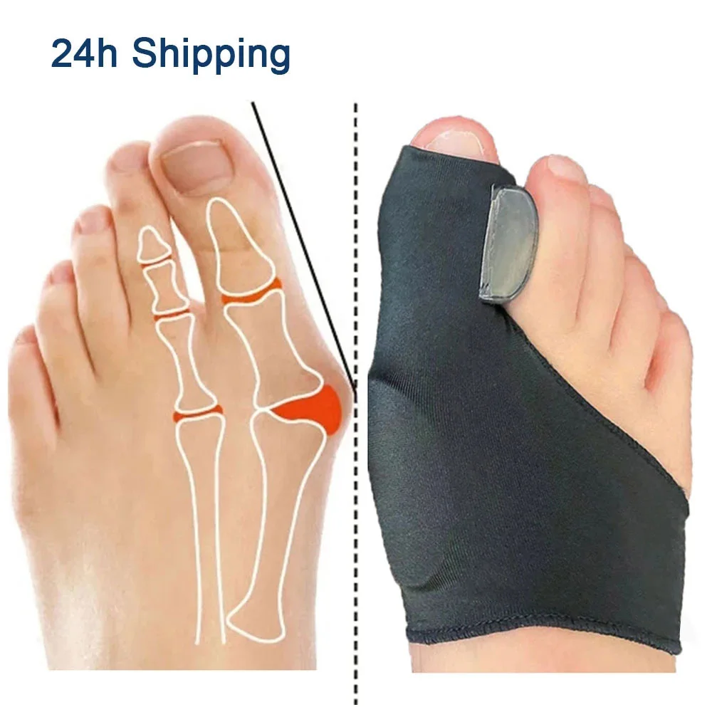 2 個足指セパレーター外反母趾腱膜瘤コレクター矯正足の骨親指 - Ankle Brace Sock のレビューと価格