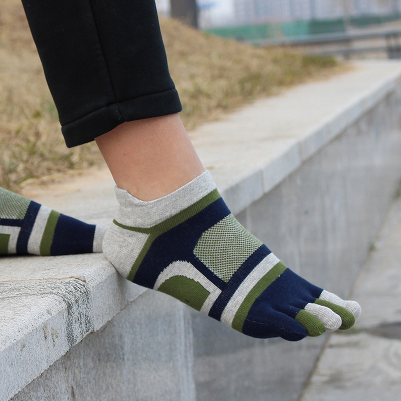 1/5 ペア メンズ 5 本指アスレチック アンクル ソック - Ankle Sock Low Cut のレビューと価格