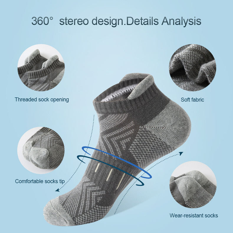 6足組 ローカット クッション入り アスレチック アンクルソ - Athletic Sock Cushion のレビューと価格
